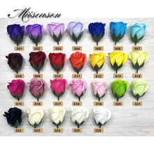 Load image into Gallery viewer, 4.5cm Cheap Soap Rose Heads beauty Wedding Valentine's Day Gift Wedding Bouquet Home Decoration Hand Flower Art 26 color