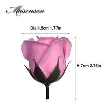 Load image into Gallery viewer, 4.5cm Cheap Soap Rose Heads beauty Wedding Valentine's Day Gift Wedding Bouquet Home Decoration Hand Flower Art 26 color