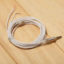Load image into Gallery viewer, New Earphone Audio Cable 1.2M Silver-coated Copper Wire Earphone Maintenance Wire for DIY Replacement Headphone Audio Cable #20