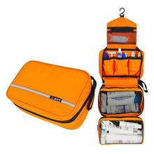 Load image into Gallery viewer, Hanging Toiletry Bag Travel Toiletry Wash Organizer Kit for Men Women Cosmetics Make Up Sturdy Hanging Hook Shower Bags