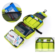 Load image into Gallery viewer, Hanging Toiletry Bag Travel Toiletry Wash Organizer Kit for Men Women Cosmetics Make Up Sturdy Hanging Hook Shower Bags