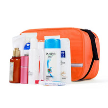 Load image into Gallery viewer, Hanging Toiletry Bag Travel Toiletry Wash Organizer Kit for Men Women Cosmetics Make Up Sturdy Hanging Hook Shower Bags