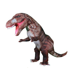 Load image into Gallery viewer, Inflatable Dino T-Rex Spinosaurus Pterosaur Triceratops Adult Velociraptor Costume Mascot Cosplay Halloween Women Man Kid