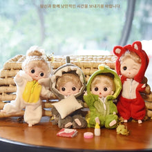 Load image into Gallery viewer, New Kawaii 1/12 Baby Pocket Doll 10cm Ob11 Dolls With Clothes Outfit Dress Surprise Bjd Dolls Figure Action Toys For Girls Gifts