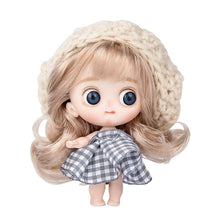 Load image into Gallery viewer, New Kawaii 1/12 Baby Pocket Doll 10cm Ob11 Dolls With Clothes Outfit Dress Surprise Bjd Dolls Figure Action Toys For Girls Gifts