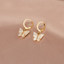 Load image into Gallery viewer, New Korean Statement Earrings for women White Cute Arcylic Geometric Dangle Drop Earings Brincos Trend Fashion Jewelry