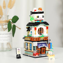 Load image into Gallery viewer, New LOZ Creative Sea Fish Food House Model Building Block MOC Retail Store With Figure Dolls Bricks Sets Boys Toys Kids Gifts