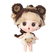 Load image into Gallery viewer, New Mini 1/12 Doll Ball-jointed Boy Girl OB11 Doll Curly Wig With Cute expression Face 10cm Surprise Dolls Toys Gift For Girls
