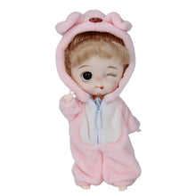 Load image into Gallery viewer, New Mini 1/12 Doll Ball-jointed Boy Girl OB11 Doll Curly Wig With Cute expression Face 10cm Surprise Dolls Toys Gift For Girls