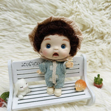 Load image into Gallery viewer, New Mini 1/12 Doll Cute Surprise Face Boy Girl OB11 Doll Blue Green Eyeballs with Clothes 10CM Dolls Toys Gift for Girls