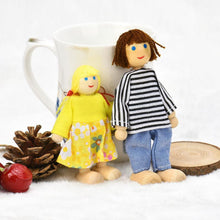 Load image into Gallery viewer, New Kawaii Dolls Cartoon Wooden House Family People Children Pretend Play Eye-Hand Coordination Interesting Toys Gift