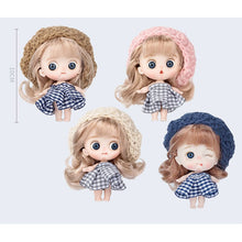 Load image into Gallery viewer, New OB11 Doll and Clothes Dress Up BJD 1/12 Doll Mini 10cm 13cm Dolls Ornaments Cute Face Toys
