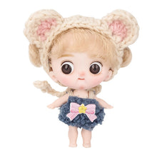 Load image into Gallery viewer, New OB11 Doll and Clothes Dress Up BJD 1/12 Doll Mini 10cm 13cm Dolls Ornaments Cute Face Toys