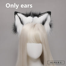 Load image into Gallery viewer, New Red Fox Anime Beast Ear Beast Tail Wolf Ear Cat Ear Fox Ear Headband Custom COSPLAY Hand Made Lolita LOL Golden Fox Ear