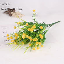 Load image into Gallery viewer, Beautiful 25 heads/bouquet mini artificial calla with leaf plastic fake lily Aquatic plants home room decoration flower
