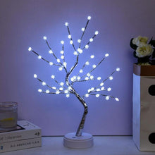Load image into Gallery viewer, Led Fairy Night Light LED Christmas Tree Night Lamp Battery USB Operated Bedside Study Lamp For Room Desk Holiday Lighting Decor