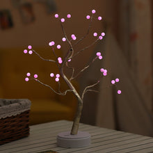 Load image into Gallery viewer, Led Fairy Night Light LED Christmas Tree Night Lamp Battery USB Operated Bedside Study Lamp For Room Desk Holiday Lighting Decor
