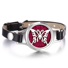 Load image into Gallery viewer, New Tree of Life aromatherapy bracelet Essential Oil Diffuser Bracelet Perfume Locket Leather Bracelets for Women Wristbands