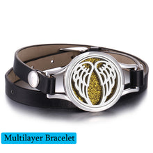 Load image into Gallery viewer, New Tree of Life aromatherapy bracelet Essential Oil Diffuser Bracelet Perfume Locket Leather Bracelets for Women Wristbands