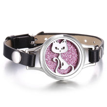 Load image into Gallery viewer, New Tree of Life aromatherapy bracelet Essential Oil Diffuser Bracelet Perfume Locket Leather Bracelets for Women Wristbands