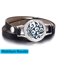 Load image into Gallery viewer, New Tree of Life aromatherapy bracelet Essential Oil Diffuser Bracelet Perfume Locket Leather Bracelets for Women Wristbands