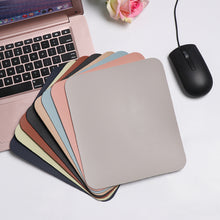 Load image into Gallery viewer, 1pc Anti-slip Mouse Pad Leather Gaming Mice Mat Desk Cushion Universal Comfortable For Laptop PC MacBook