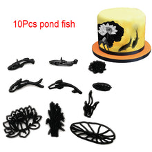 Load image into Gallery viewer, Fondant Cake Decorating Molds Set Plastic Cookie Cutter Pastry Biscuit Baking Tools wedding Music family animals balloon