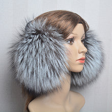 Load image into Gallery viewer, New Luxury Women Winter Warm Real Fox Fur Earmuffs Fashion Lady Natural Fox Fur Ear Muffs Thermal Girl Real Fox Fur Earmuff
