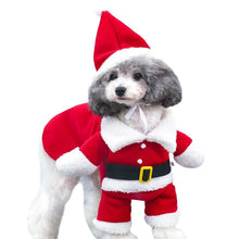Load image into Gallery viewer, Fashion Winter Pet Funny Three-dimensional Dog Christmas Clothes Santa Claus Dog Standing Ropa De Navidad Para Mascotas