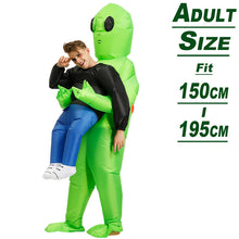 Load image into Gallery viewer, Inflatable Dinosaur Costume Alien Sumo Party Costumes Unicorn Suit Dress Cosplay Disfraz Halloween Costumes For Adult Kids