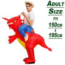 Load image into Gallery viewer, Inflatable Dinosaur Costume Alien Sumo Party Costumes Unicorn Suit Dress Cosplay Disfraz Halloween Costumes For Adult Kids