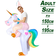 Load image into Gallery viewer, Inflatable Dinosaur Costume Alien Sumo Party Costumes Unicorn Suit Dress Cosplay Disfraz Halloween Costumes For Adult Kids