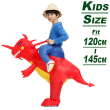 Load image into Gallery viewer, Inflatable Dinosaur Costume Alien Sumo Party Costumes Unicorn Suit Dress Cosplay Disfraz Halloween Costumes For Adult Kids