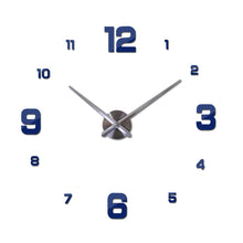 Load image into Gallery viewer, Wall Clock New Real Metal Acrylic Mirror Watch Clocks Home Decoration Modern Needle Quartz Stickers