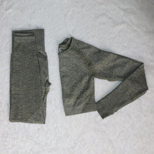 Load image into Gallery viewer, Yoga Sets Fitness Sports Suits GYM Clothing tracksuit top High Waist Leggings For Women