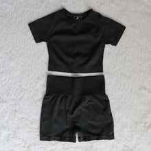 Load image into Gallery viewer, Yoga Sets Fitness Sports Suits GYM Clothing tracksuit top High Waist Leggings For Women