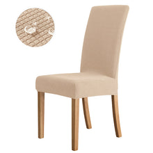Load image into Gallery viewer, Waterproof Elastic Jacquard Chair Cover for Dining Room Chair Covers for Chairs Kitchen Wedding Hotel Banquet Protector Seat