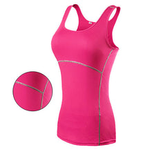Load image into Gallery viewer, Yoga Shirts Women Sexy Gym Sportswear Vest Fitness tight Quick Dry