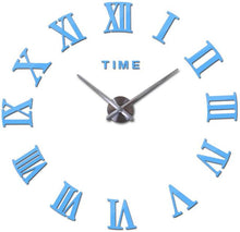 Load image into Gallery viewer, Wall Clock New creative large acrylic mirror quartz watch Single Face clocks modern home decoration living room stickers