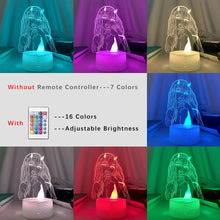 Load image into Gallery viewer, Newest Anime Zero Two 3d Lamp Figure Nightlight Kids Child Girls Manga Gift Night Light Lamp