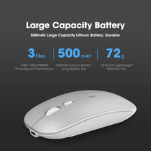 Load image into Gallery viewer, Wireless Mouse Computer Bluetooth Mouse Silent PC Mause Rechargeable Ergonomic Mouse 2.4Ghz USB Optical Mice For Laptop PC