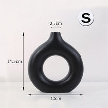 Load image into Gallery viewer, Nordic Style Flower Vase Women Body Half Face Flower Pot Vase Ceramic Art Crafts Bedroom Living Room Desktop Decoration