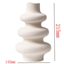 Load image into Gallery viewer, Nordic Style Flower Vase Women Body Half Face Flower Pot Vase Ceramic Art Crafts Bedroom Living Room Desktop Decoration