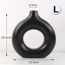 Load image into Gallery viewer, Nordic Style Flower Vase Women Body Half Face Flower Pot Vase Ceramic Art Crafts Bedroom Living Room Desktop Decoration