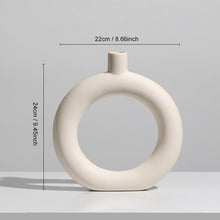 Load image into Gallery viewer, Nordic Style Flower Vase Women Body Half Face Flower Pot Vase Ceramic Art Crafts Bedroom Living Room Desktop Decoration