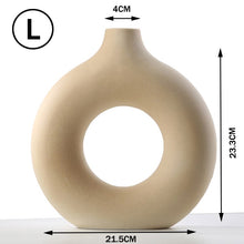 Load image into Gallery viewer, Nordic Style Flower Vase Women Body Half Face Flower Pot Vase Ceramic Art Crafts Bedroom Living Room Desktop Decoration