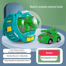 Load image into Gallery viewer, Novelty Mini Watch Control Car Cute RC Car Kids Game Interactive Toys For Boys Girl Birthday Christmas Watch Gift RC Tank Toy
