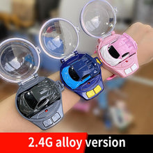 Load image into Gallery viewer, Novelty Mini Watch Control Car Cute RC Car Kids Game Interactive Toys For Boys Girl Birthday Christmas Watch Gift RC Tank Toy