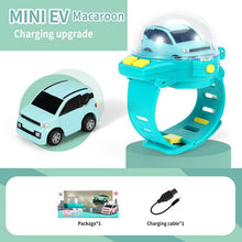Load image into Gallery viewer, Novelty Mini Watch Control Car Cute RC Car Kids Game Interactive Toys For Boys Girl Birthday Christmas Watch Gift RC Tank Toy
