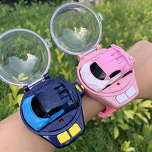 Load image into Gallery viewer, Novelty Mini Watch Control Car Cute RC Car Kids Game Interactive Toys For Boys Girl Birthday Christmas Watch Gift RC Tank Toy